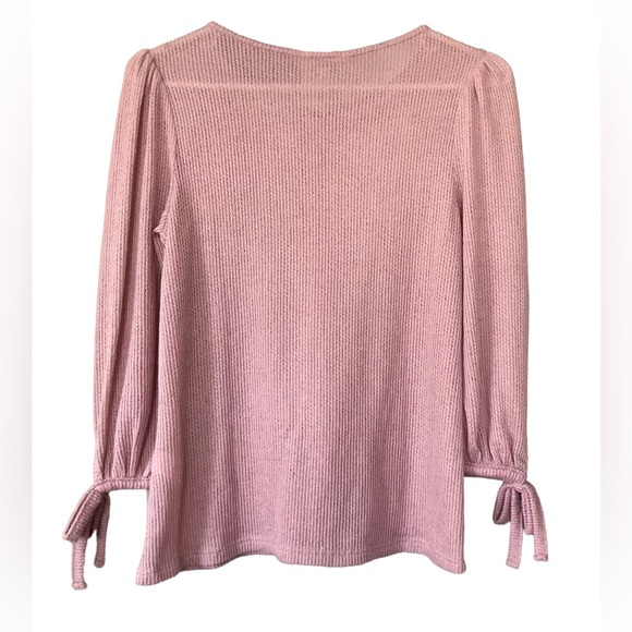 🆕🔥LUCKY BRAND GORGEOUS BLUSH COLORED&BUTTERY SOFT LIGHTWEIGHT LONGSLEEVSWEATER - Picture 4 of 13